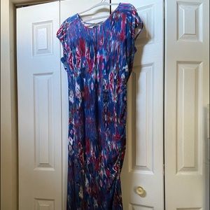 NWOT ColleenLopez Dress,Blue/Pink, Size 1X